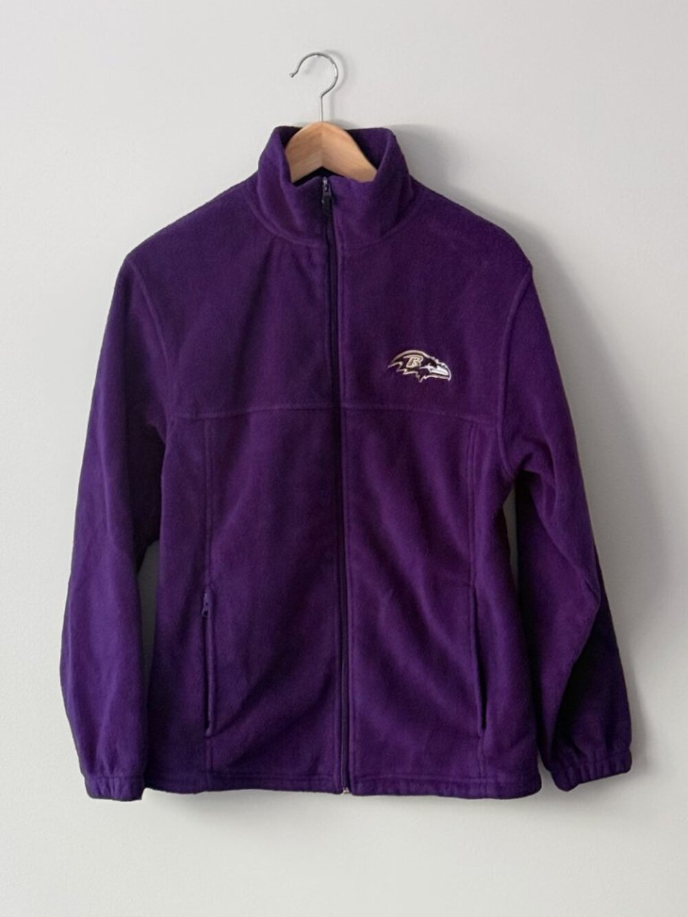 NFL Reebok Women's Baltimore Ravens Football Fleece Jacket Purple